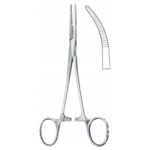 Kelly HemostaticForceps BJ Curved 14cm/5 1/2