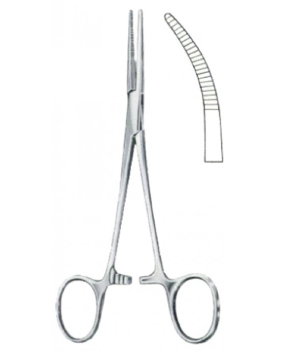 Kelly HemostaticForceps BJ Curved 14cm/5 1/2