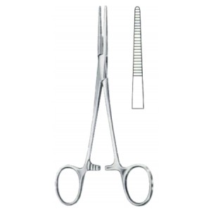 Kelly-Rankin Hemostatic Forceps BJ Straight 16cm/6 1/4