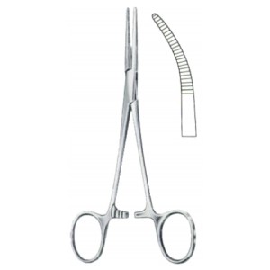 Kelly-Rankin Hemostatic Forceps BJ Curved 16cm/6 1/4