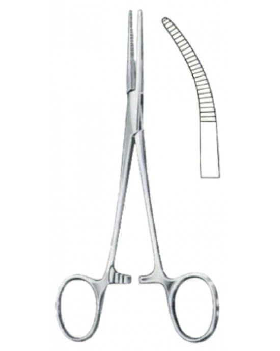 Kelly-Rankin Hemostatic Forceps BJ Curved 16cm/6 1/4