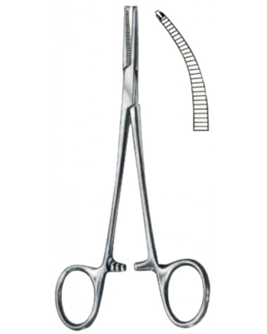 Baby-Crile Hemostatic Forceps BJ Curved 1:2 14cm/5 1/2