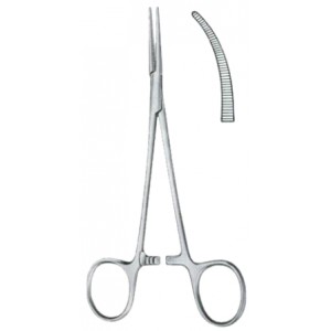 Leriche Hemostatic Forceps BJ Curved 15cm/6