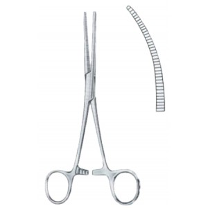 Rochester-Pean Hemostatic Forceps BJ Curved 16cm/6 1/4