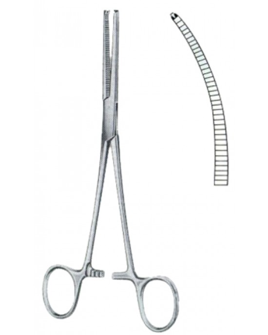 Ochsner-Kocher Hemostatic Forceps BJ Curved 1:2 14cm/5 1/2