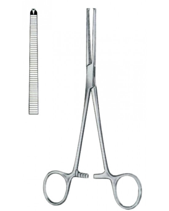 Ochsner-Kocher Hemostatic Forceps BJ Straight 1:2 22cm/8 3/4