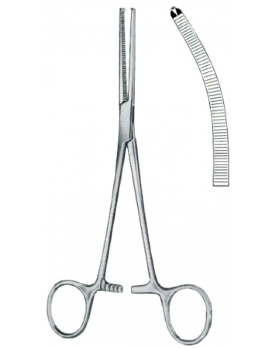 Ochsner-Kocher Hemostatic Forceps BJ Curved 1:2 26cm/10 1/4