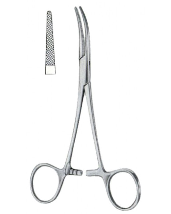 Mosquito-Dandy Henmostatic Forceps BJ Lateral Curved 12cm/4 3/4