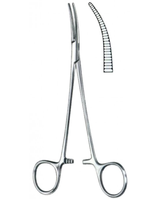 Fuchsig Hemostatic Forceps BJ Curved 19cm/7 1/2