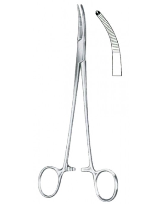 Adson Hemostatic Forceps BJ Curved 1:2 8.5cm/7 1/4