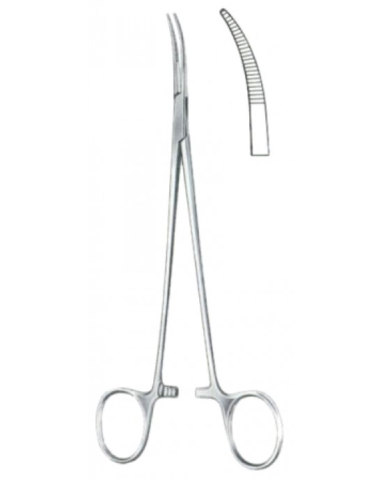Nissen Hemostatic Forceps BJ Curved 22cm/8 3/4