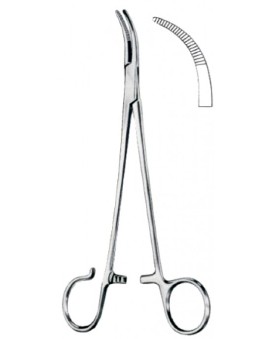 Schnidt Hemostatic Forceps BJ Full Curved 19cm/7 1/2