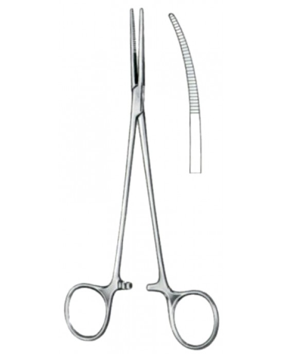 Birkett Hemostatic Forceps BJ Curved 19cm/7 1/2