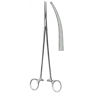 Bengolea Hemostatic Forceps BJ Curved 26cm/10 1/4