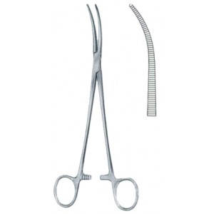 Kelly Hemostatic Forceps BJ Sightly Curved 24cm/9 1/2