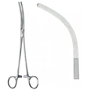 Crafoord-Sellors Hemostatic Forceps BJ Curved 23cm/9