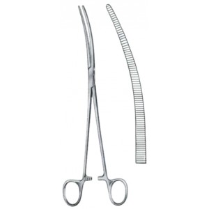 Crafoord Hemostatic Forceps BJ Curved 18cm/7
