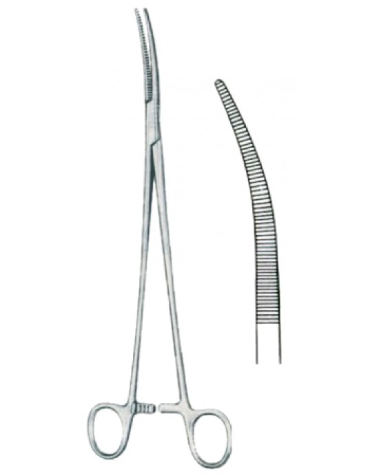 Zenker Ligature Forceps BJ Sightly Curved 29.5cm/11 1/2