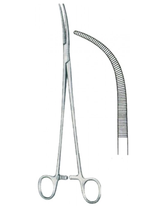 Zenker Ligature Forceps BJ Full Curved 29.5cm/11 1/2