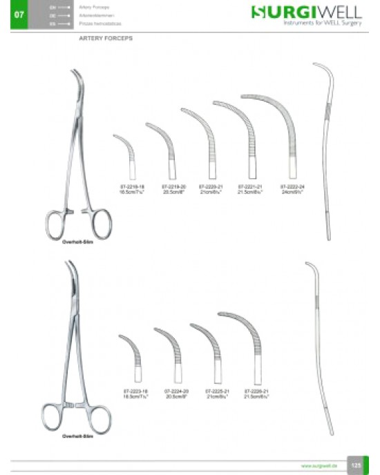 Overholt-Slim Dissecting Forceps BJ 21.5cm/8 1/4