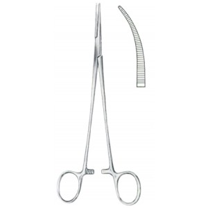 Heiss Ligature and Dissecting Forceps BJ Sightly Curved 20cm/8