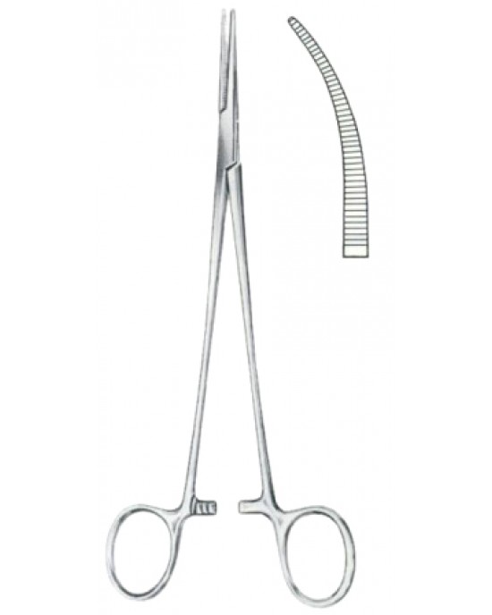 Heiss Ligature and Dissecting Forceps BJ Sightly Curved 20cm/8