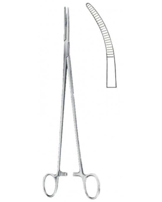 Toennis Dissecting Forceps BJ Curved 26cm/10 1/4