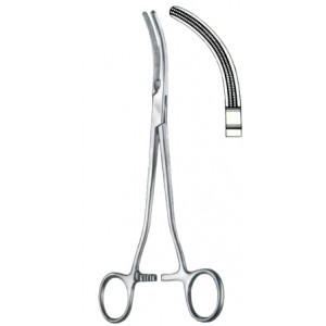 Rogers Parametrium Forceps BJ Full Curved 21.5cm/8 1/2