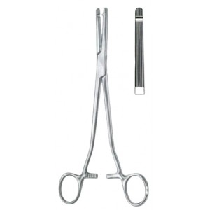 Ballentine Hysterectomy Forceps BJ Straight 21cm/8 1/4