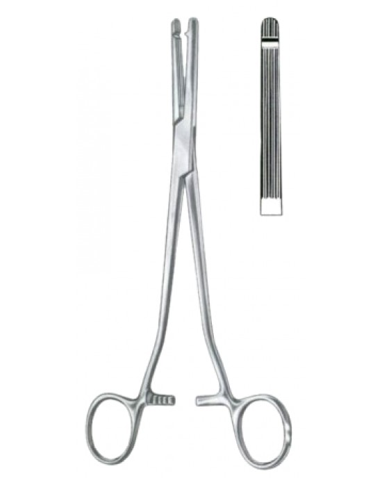 Ballentine Hysterectomy Forceps BJ Straight 21cm/8 1/4