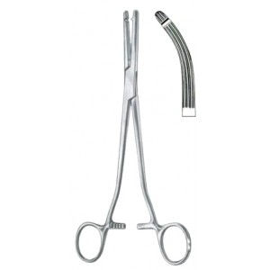 Heaney-Ballentine Hysterectomy Forceps BJ Curved 21cm/8 1/4
