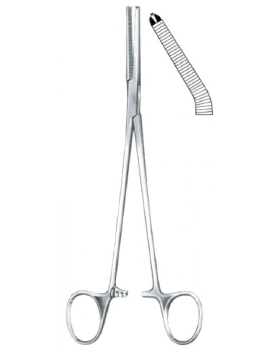 Phaneuf Hysterectomy Forceps BJ Angled 21cm/8 1/2