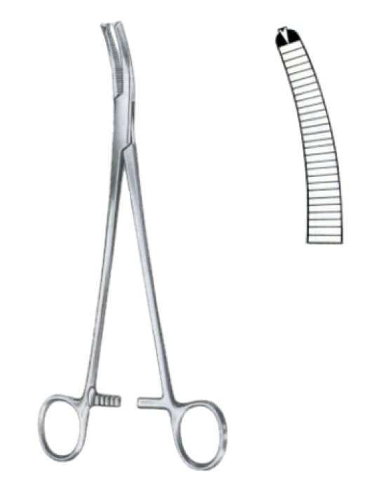 Wertheim Vaginal Forceps BJ Slightly Curved 22cm/8 3/4