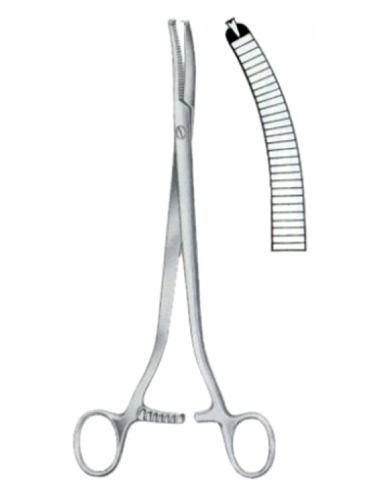 Wertheim Hysterectomy Clamp Forceps 22cm/8 3/4