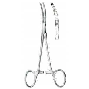 Baby-Mikulicz Peritoneal Clamp Forceps BJ 14cm/5 1/2