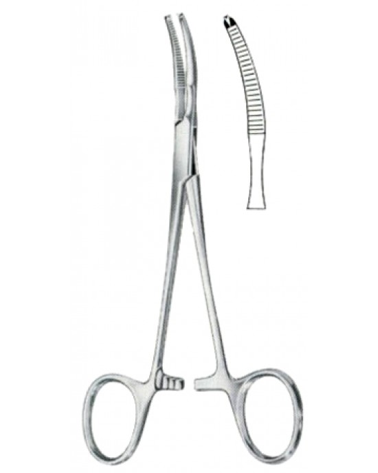 Baby-Mikulicz Peritoneal Clamp Forceps BJ 14cm/5 1/2
