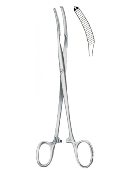 Mikulicz Peritoneal Clamp Forceps SJ 18cm/7