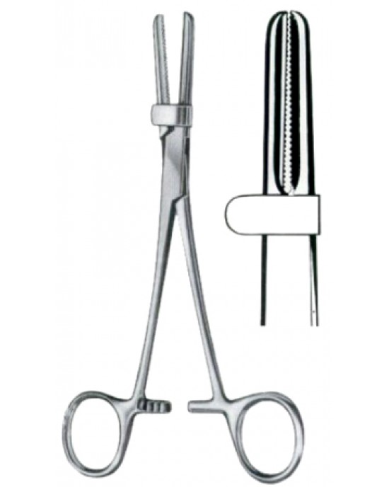 Tubing Forceps BJ with Tubing Clip 18cm/7