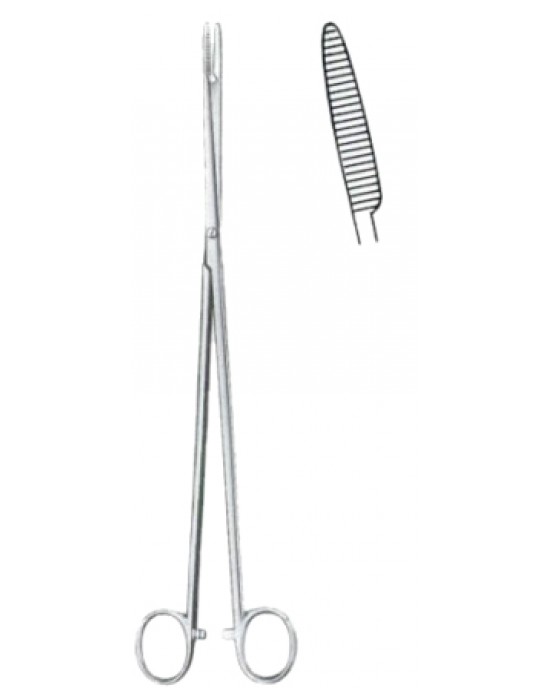 Palkmann Dressing Forceps SJ Curved 25cm/10
