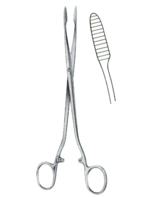 Duplay Dressing Forceps SJ Curved 20cm/8
