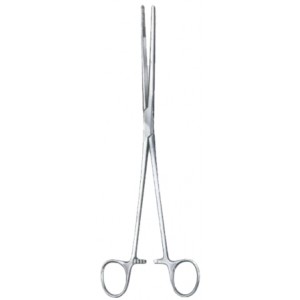 Bozemann Cotton Swab Forceps BJ Straight 26cm/10 1/4
