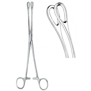 Foerster Sponge Holding Forceps BJ Curved 18cm/7