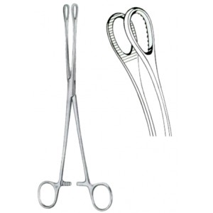 Foerster Sponge Holding Forceps BJ Curved 18cm/7