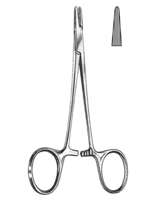 Derf/Converse Needle Holder longi. serr 12.5cm