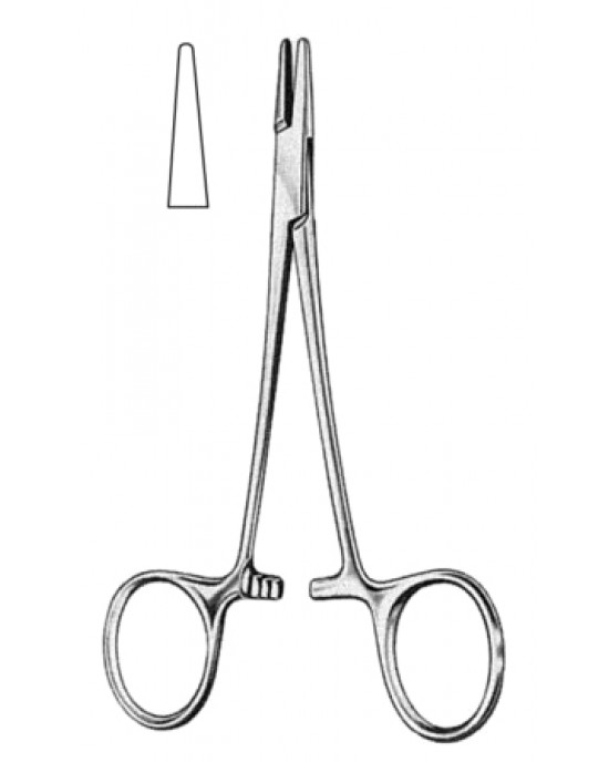 Webster Needle Holder smooth 13cm