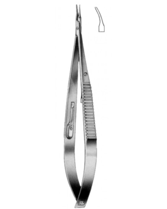 Castroviejo Micro Needle Holders Curved 14cm/5 1/2