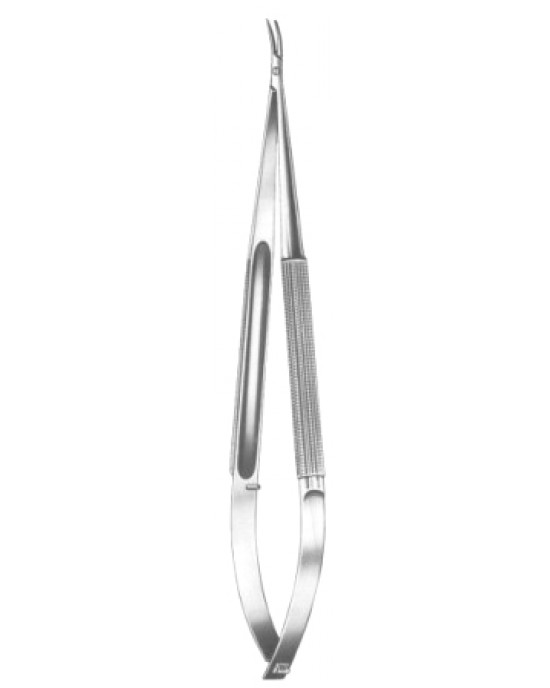 Micro Needle Holders Curved 18.5cm/7 1/4