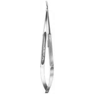 Micro Needle Holders Curved 18.5cm/7 1/4