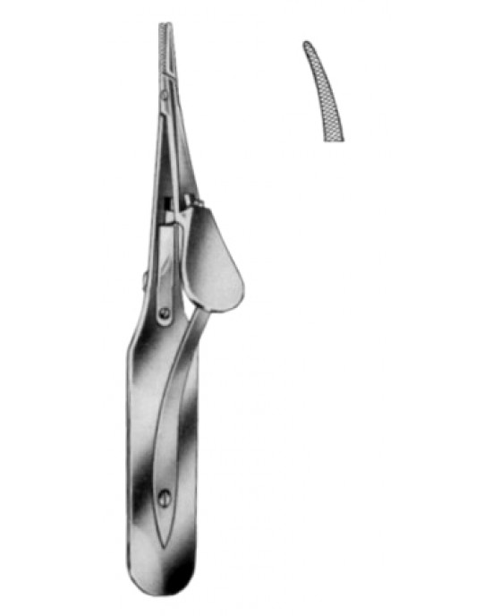 Arruga Micro Needle Holders Curved 14cm/5 1/2