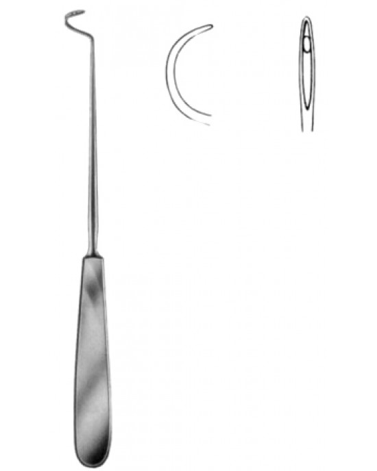 Deschamps-Standard Ligature Needles Blunt 20cm/8
